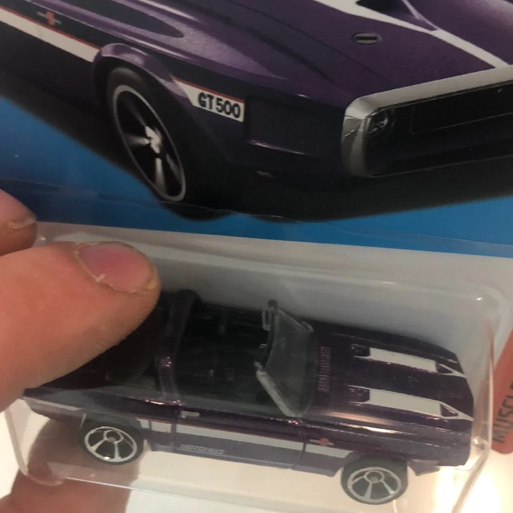 Purple '69 Shelby GT-500 Toy Car